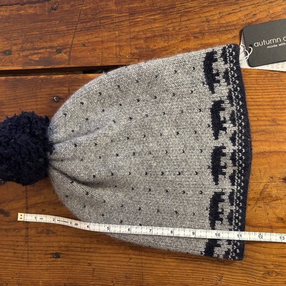 Autumn Cashmere Bear Intarsia  hat main image 5